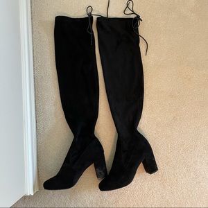Chinese Laundry Black Over the knee Boots Size 9